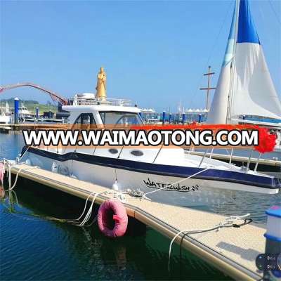 Waterwish 36 Feet Fiberglass Fishing Boat Luxury Yacht For Sale