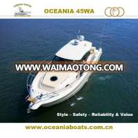 OCEANIA 45WA luxury leisure Sport cabin fiberglass boat made in China